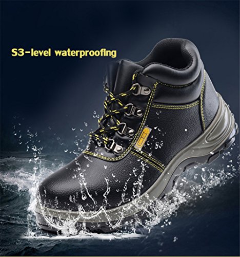 Qosigote S3 Pro Sicherheitsschuhe - Leicht & Atmungsaktiv Mit Stahlkappe