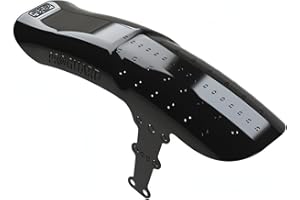 RRP Rapid Racer Products Proguard Trasero Guardabarros, Unisex, Negro, Talla única