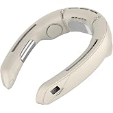 JUST CORSECA Neck Fan | Rechargeable | LED Display | Adjustable Speed | Hands-Free Wearable Cooler for Travel, Outdoor & Summ