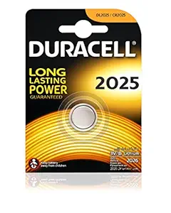 Duracell Specialty Type 2025 Lithium Coin Camera Battery, pack of 1