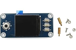 Waveshare Wyświetlacz LCD IPS 1,3" HAT 240 x 240 pikseli interfejs SPI dla Raspberry Pi Zero/Zero W/Zero WH/2B/3B/3B+ z przykładami dla Raspberry Pi/Arduino/STM32 Driver ST7789