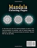 Image de MANDALA COLORING PAGES - Vol.4: adult coloring pages
