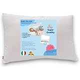GM Cuscino 40x60 Cuscino Lettino Bambino Cuscino per Bambini Traspirante Anallergico Ipoallergenico Antiacaro con rivestiment