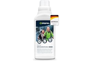 SIMPRAX® Wash-in Imperméabilisant Textile - Imperméabilisant Vetement écologique par rinçage imperméabilisant Tissu Fonctionnel/d'extérieur - Gore-Tex Sympatex Lave-Linge ou Lavage à Main