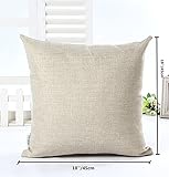 Elviros Geometrisch Dekorativ Baumwoll Leinen Mix Kissenbezug 45 x 45cm - 4