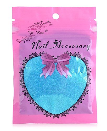 More Care Magic Glimmer 2016 Trend Nail Mermaid Effect Nail Art DIY Glitter Powder Dust 10g (Blue)