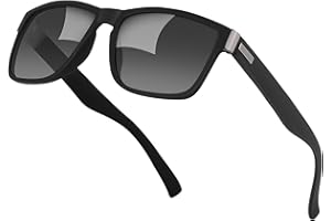 Farrobor Occhiali da Sole da Uomo Polarizzati - Quadrati Protezione UV400 Occhiali Guida Pesca Sunglasses