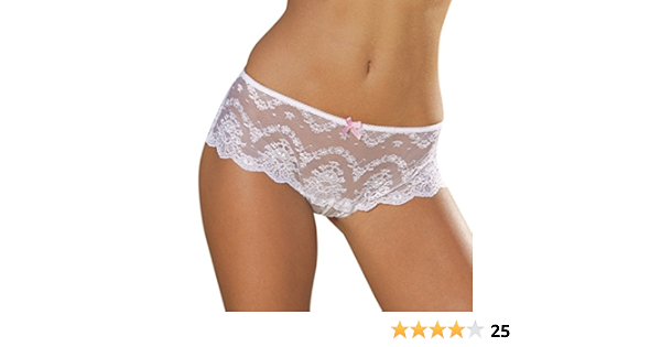 Dreamgirl, Chantilly Lace Women's Knickers : Amazon.co.uk: Health &  Personal Care