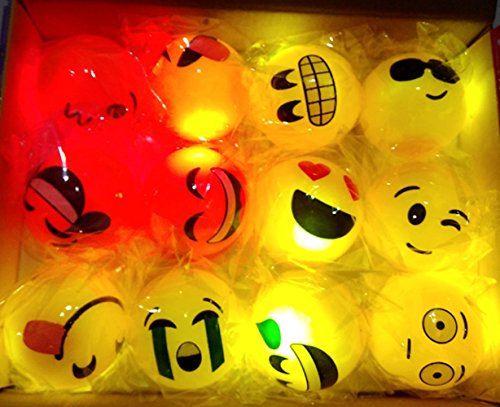 EQLEF-6-PCS-Funny-Led-Flash-Elastic-Emoji-Ball-For-Kids