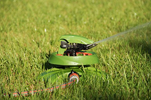 Profi-Flächenregner Rasensprenger Rotation von 0 bis 360 ° Kreisregner Viereckregner - 5