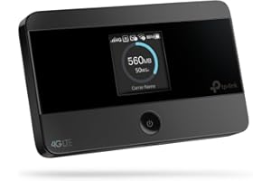 TP-Link M7350 Saponetta WiFi Portatile 4G LTE Cat4, Visualizzazione Sullo Schermo, WiFi N300Mbps, Modem Wifi, Router WiFi con Sim, Router 4g, Modem 4g Sim, Batteria Ricaricabile (Ricondizionato)