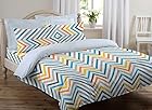 Ahmedabad Cotton 144 TC Cotton Double Bedsheet with 2 Pillow Covers, Multicolour