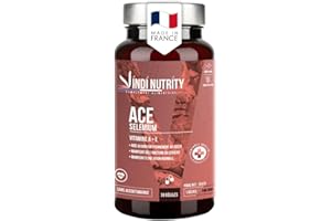 ACE Sélénium, Vitamines A, C, E, Complément Alimentaire, 30 Gélules, VINDI NUTRITY, Fabriqué en France