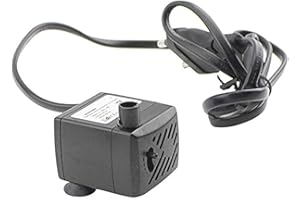 Outletdelocio Bomba de Agua para Belen, Fuente, Acuario. 3W. Sumergible. Altura elevacion Agua 45cm. 200L/hora