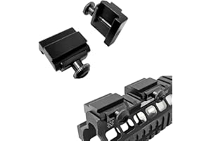 ProWildGear Set of 2 20mm to 11mm Dovetail Rail Base Adapter Scope Mount for Picatinny Rails