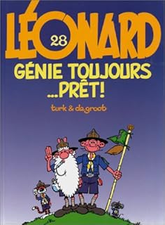 jaquette livre Léonard, tome 28 : Génie toujours... prêt !