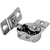 Blum 33B355AF22 Compact Face Fix Hinge 107° with Spring and Mounting Plate, incl Screws, Pack of 1