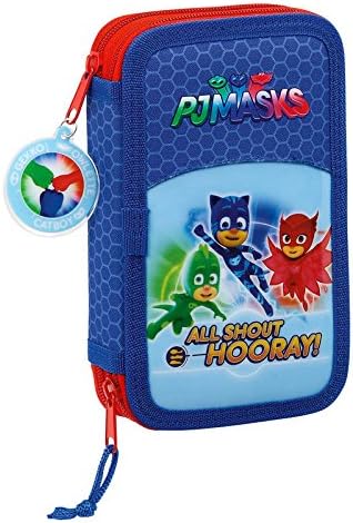 The pyjamasques – Double Pencil with School Supplies 28pcs pyjamasques Be A Hero