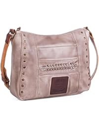 LOIS - Bolso bandolera góndola. Cierre con cremallera. Bolsillo detrás cremallera. Forro estampado. Bolsillo interior con cremallera. 92856