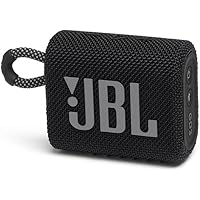 JBL GO 3 Speaker Bluetooth Portatile, Cassa Altoparlante Wireless con Design Compatto, Resistente ad Acqua e Polvere IPX67, f