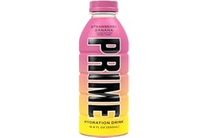 MARVEL SUPPS Prime Hydration Strawberry Banana 500ml, Logan Paul & KSI American Prime Drink - Limited Edition