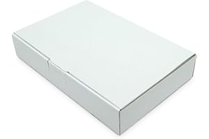 VERPACKING 200 kartonów listowych maxi 240 x 160 x 45 mm białe wysyłka poczta składane pudełko MB-3