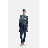 Eros 3710MY &Ouml;nden Bağlamalı Taytli MAYO Indigo