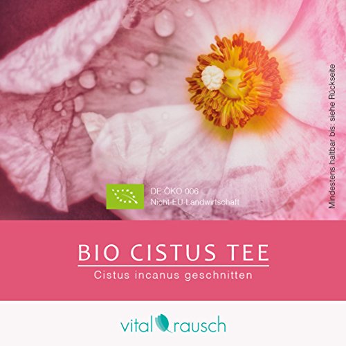 Cistus incanus – Zistrosenkraut geschnitten, Zistrosentee, naturbelassen – ohne Zusätze – 1000g - 2