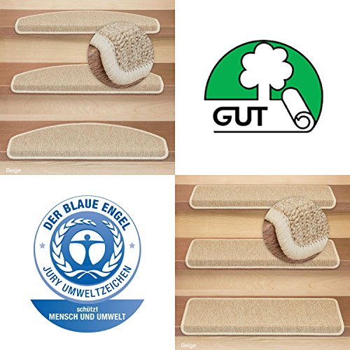 Kettelservice-Metzker® Stufenmatten Rambo im 15er SparSet Halbrund Beige