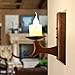 Produktbild DEE Wandlampe-Amerikanischen Land Kerze Massivholz Kreative Wandleuchte mediterranen Restaurant Imitation Marmor Wandleuchte - Wand Beleuchtung Dekorationen