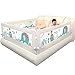 Produktbild Baby Crash Barriers, vier faltbare Bettschienen für Kinder verfügbar Atmungsaktive Anti-Allergie-Bett um Cartoon-Mode-Stoßstange (Size : 2.0 meters, Style : Circus)