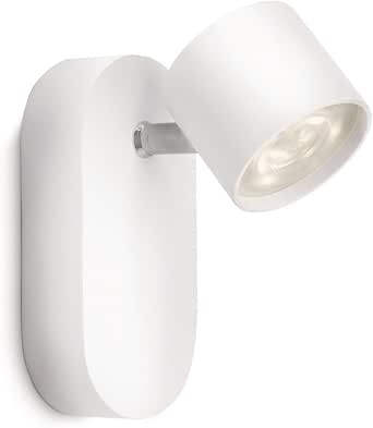 Philips Halogen-Spot Finish – 35 Watt, Dimmbar, Metall Weiß, Für Decken- & Wandmontage