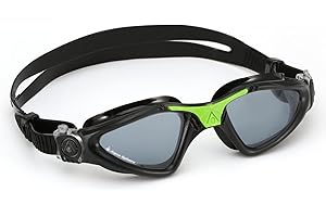 AQUASPHERE Aqua Sphere Kayenne - Lunettes de piscine, natation, triathlon, nage en eau libre pour adultes avec protection UV, joint en silicone, vision à 180°, verres anti-buée pour hommes et femmes,