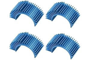 4-pack elmotor motor kylfläns kylflänsar kylflänsar för 550 540 3650 storlek borstlösa motorer RC bil lastbil tillbehör