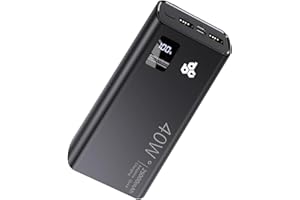 Power Bank DBC 25000mAh, Caricatore Portatile Fast Charge Con Display 40W QC 4.0 & PD 3.0 USB C Ingressi&Uscite per iPhone Samsung Huawei Xiaomi Ricarica Rapida Model:1260110