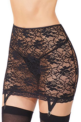 Preisvergleich Produktbild Coquette Mieder + Strapshalter #112, Schwarz, Einheitsgröße (S-L)