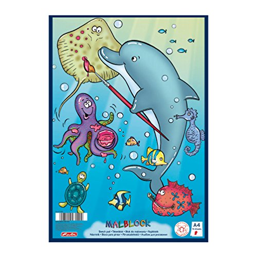 Herlitz Malblock A4 Comic, holzfreies Papier, 70 g/m², 75 Blatt, weiß - 4