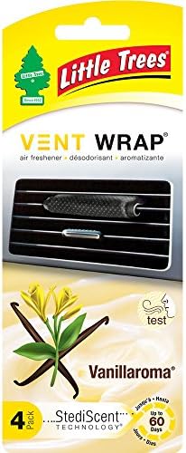Car Freshner - Vanillaroma Vent Wrap Air Freshener, 4-Pk. (CTK-52232-24)
