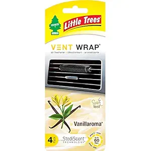 Little Trees Little Trees Air Freshener, Vent Wrap, Vanillaroma, 4-Pack (CTK52232-24)