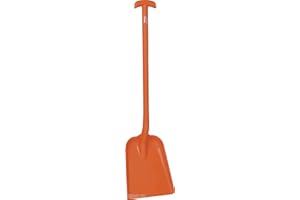 Vikan: Lightweight, Strong, Durable Rust Proof Shovel, Snow, Muck, Manure ORANGE OR BLUE