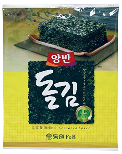 Preisvergleich Produktbild [ 20g ] DONGWON 5 Blatt gewürzter Nori Seetang getrocknet und geröstet
