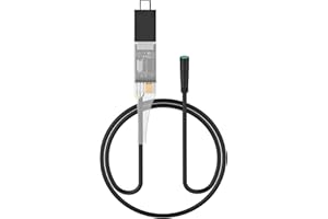 VARSTROM Sensor de Cambio de Marchas, Cable de Programación USB, Cable EB-Bus 1T4, Piezas Necesarias para BAFANG BBS01B BBS02B BBS BBS-HD UART Protocol Mid Motor Kits