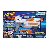 Der Blaster ist Kernstück der Mediator Serie von Nerf N-Strike Modulus