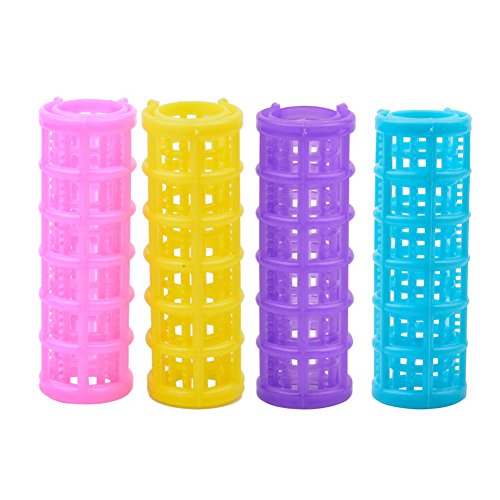 CkeyiN ®12 Stück Kunststoff DIY Hair Styling Roller Curler Clips , 20x68mm (D * H) - 4