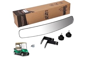10L0L 41,9 cm extra breiter 180 Grad Panorama-Rückspiegel für Golfwagen, EzGo Yamaha