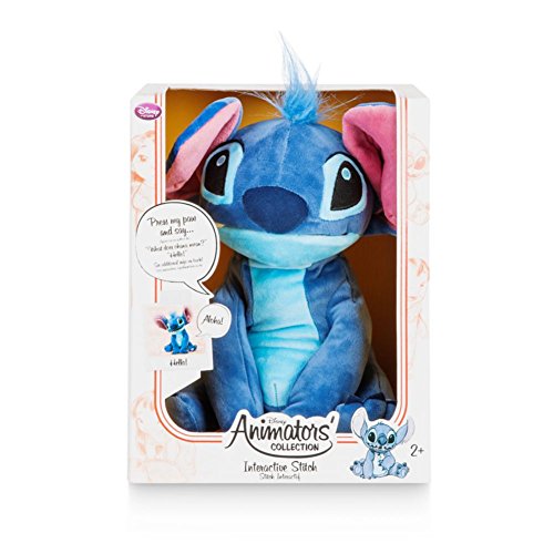 Official Disney Lilo & Stitch 25cm Animator Collection Interactive Stitch Plush Toy