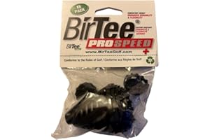 BirTee Golf Tees - PRO Speed PLUS with Flexibility & Durability - 8 Pack. Indoor Golf Tees/Golf Simulator Tees/Winter Plastic Golf Tees