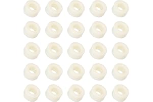 QUARKZMAN Okrągłe podkładki dystansowe do śrub M5.5 z tworzywa ABS, średnica zewnętrzna 11 mm, średnica wewnętrzna 5,5 mm, wysokość 5 mm, 40 sztuk