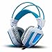 Produktbild Guo Vibration Headset mit Noise Cancelling-Mikrofon Atemschutz Licht Headsets ( farbe : Blau )