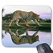 Produktbild Leopard Walk Around the River Mousepad Fashion Design Mousepad Gaming Rectangle Non-Slip Rubber Mousepads